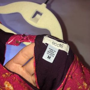 Red Mini Floral Dress